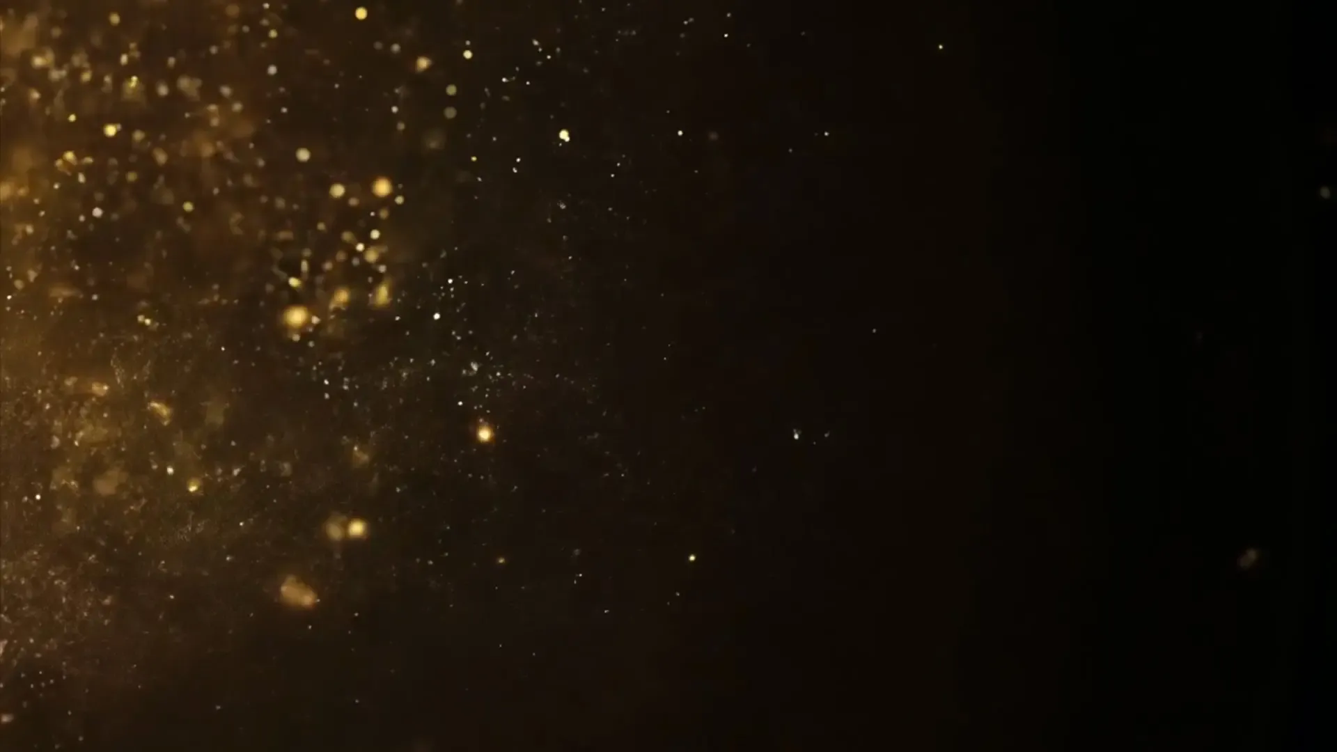 Elegant Gold Dust Particles Overlay for Celebration Videos